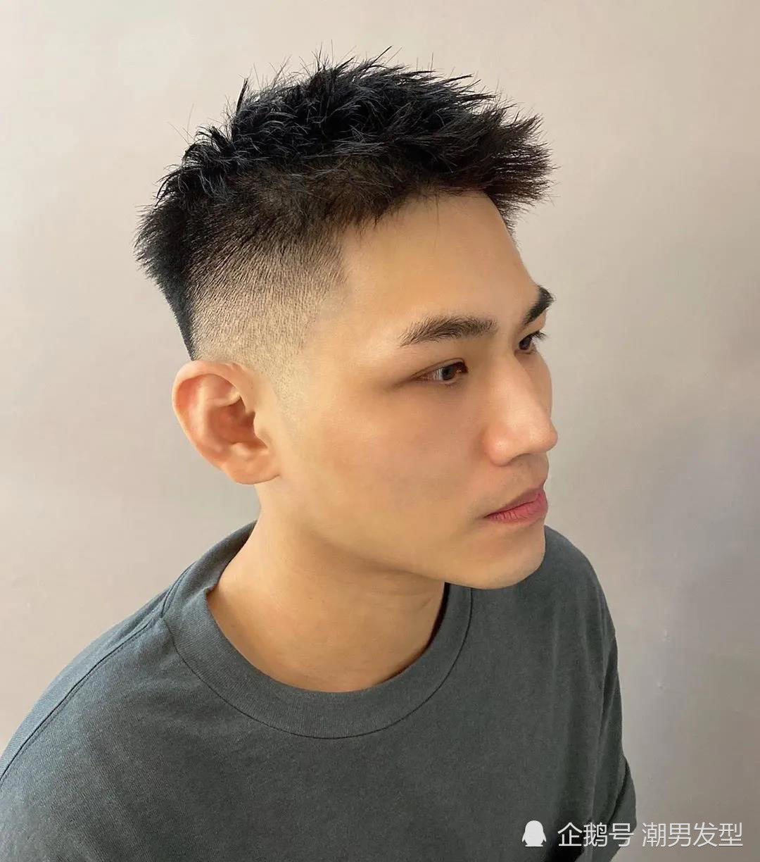 自然短碎发男,男生碎发发型 - 伤感说说吧