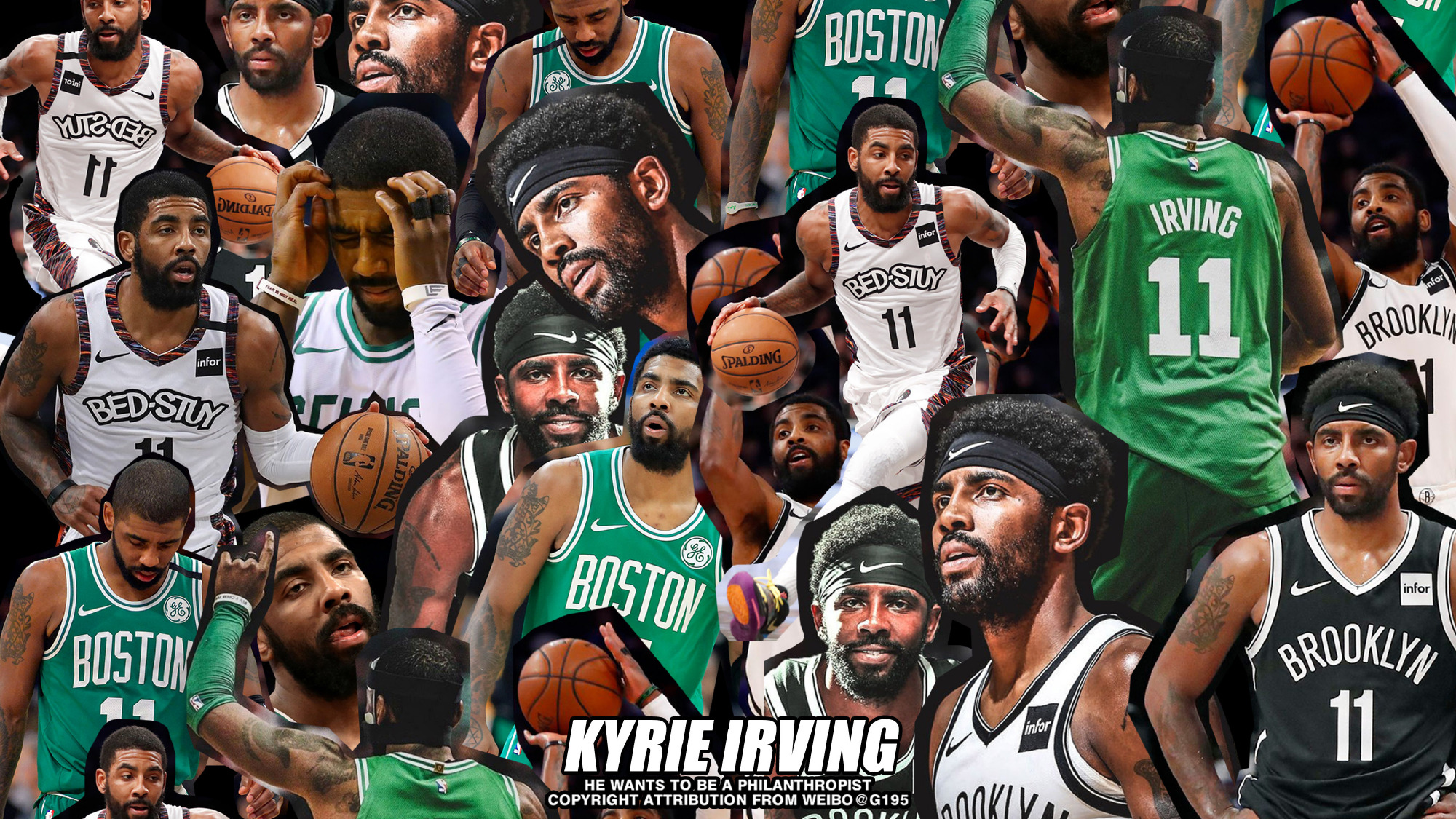 nba壁纸高清图片欧文-千图网