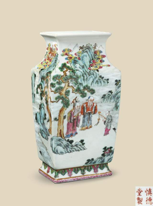 清道光時代 【大清道光年製】在銘 粉彩 琺瑯彩金彩錦雞