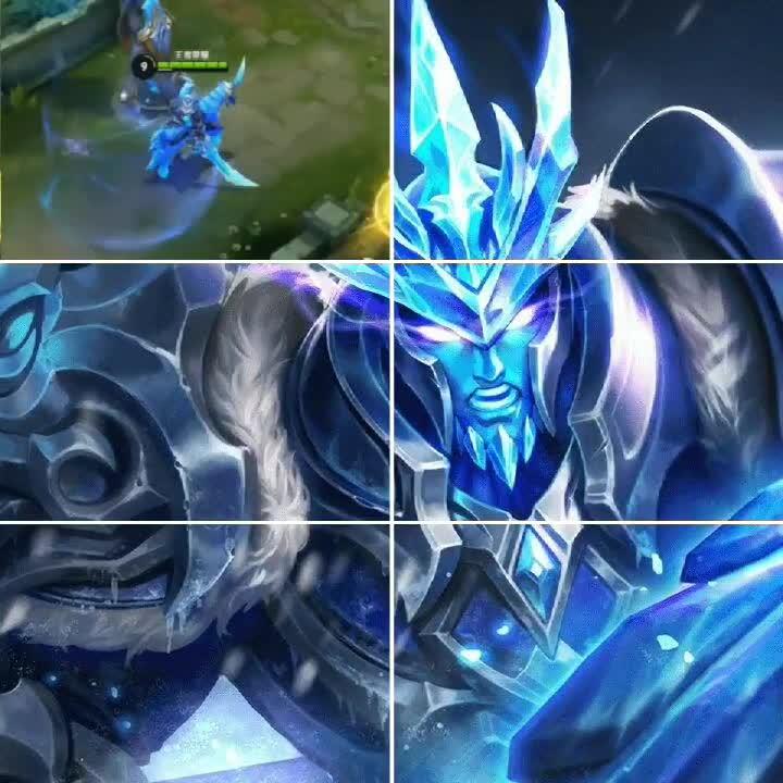 冰封战神的特效真帅